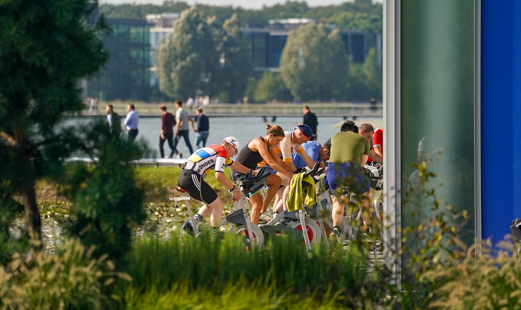 Spinning class at High Tech Campus Eindhoven