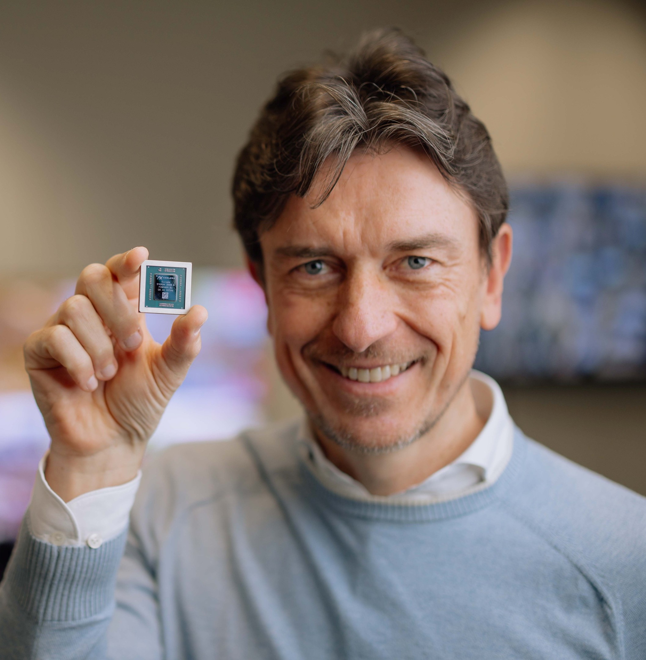 Fabrizio del Maffeo, CEO Axelera AI, at High Tech Campus Eindhoven