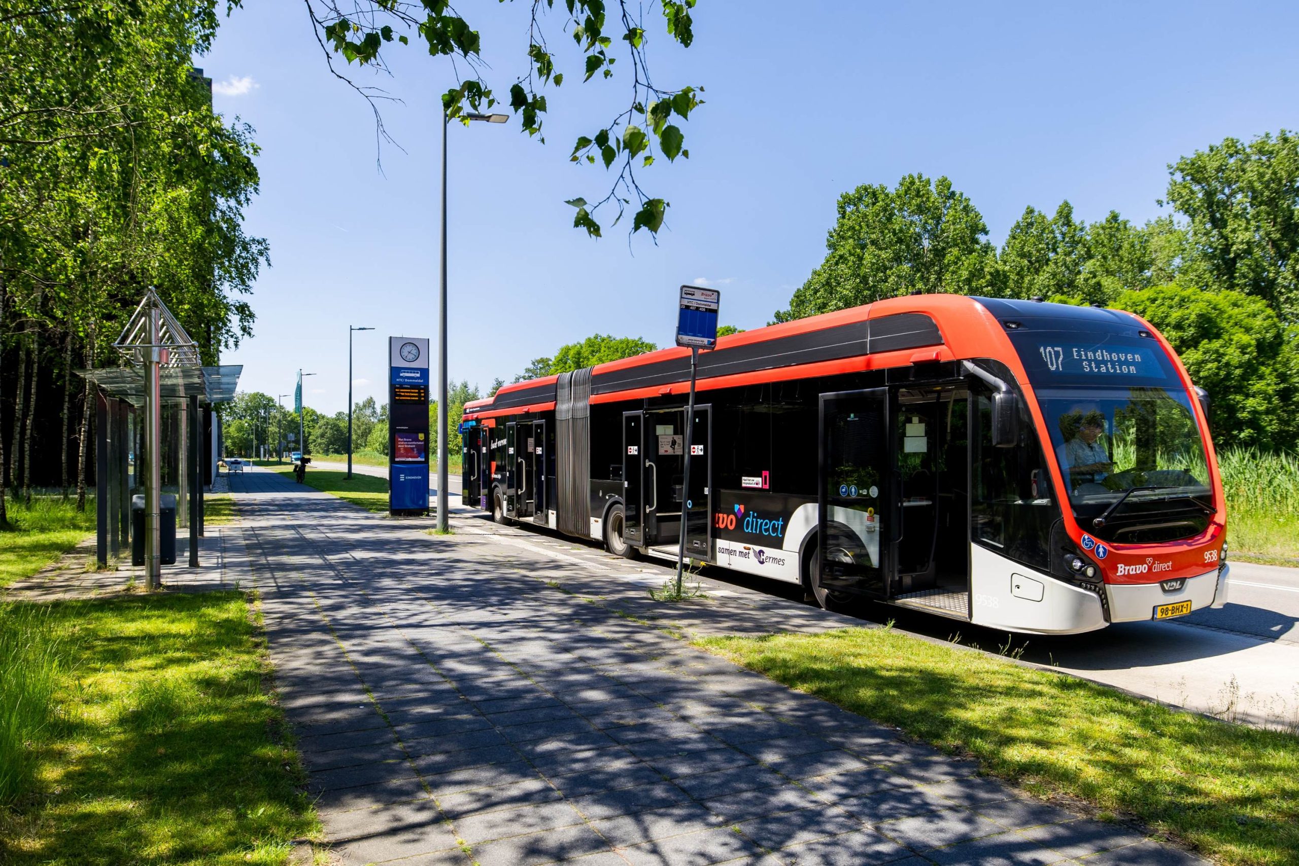 By public transport